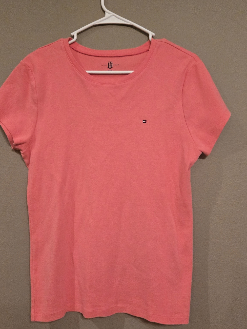 Tommy Hilfiger Women's Coral Crew Neck Tee